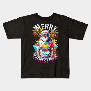 Merry Christmas Beach Cruise: Santa's Delight Kids T-Shirt